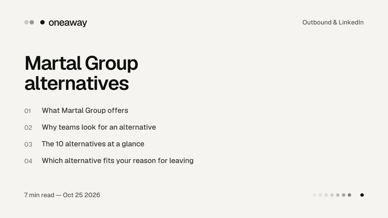 Martal Group alternatives in 2026: what Martal offers and 10 agencies with published prices, minimum terms and channels.